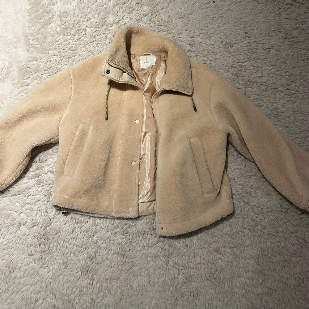 Elodie Beige Fur Jacket X-Small Buy Now
